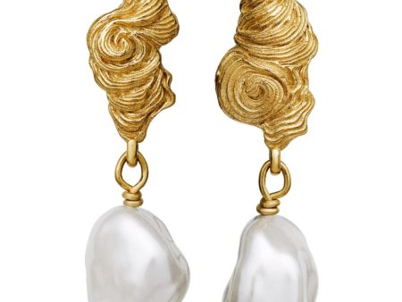 Maanesten - Frigg Earrings 9698a - Coated With 18k Gold. Sale