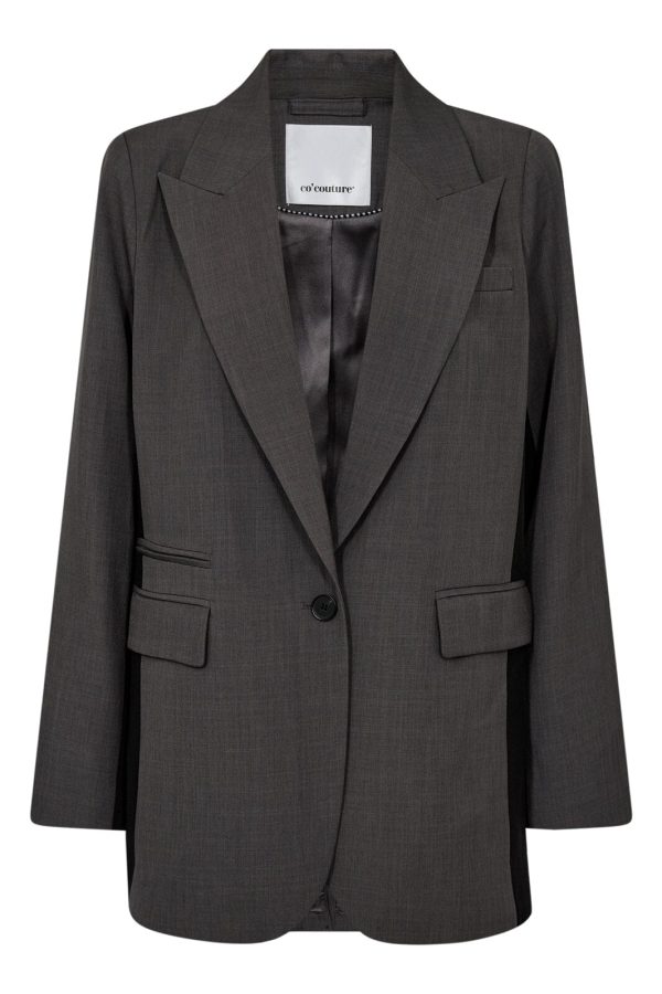 Co´couture - Lianecc Panel Oversize Blazer 30249 - 140 Dark Grey Supply