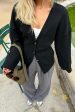 BYIC - Karmaic Fitted Cardigan - black Black Hot on Sale