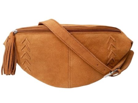 Black Colour - Bcedith Suede Bumbag - Camel Online now