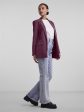 Pieces - Pcbozzy Ls Loose Blazer 17114792 - 3929925 - Grape Wine Hot on Sale