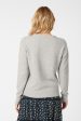 Forudbestilling - Neo Noir - Dina Soft Knit Blouse 164270 - Light Grey Melange Cheap