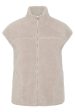 Pieces - Pcsadia Teddy Vest - 4640674 Silver Gray Online