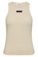 Forudbestilling - Haute L Amitié - Rib Badge Tank HL10011 - Almond on Sale