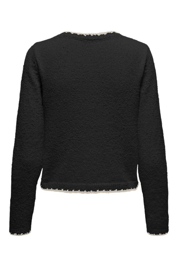 Only - Onlteresa Life Ls Oneck Cardigan Cc Knt - 4726111 Black Birch For Sale