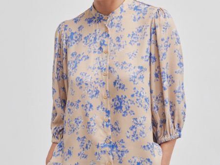 Second Female - Riss Shirt 58668 - 5042 Ultramarine Online Sale