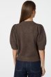 Forudbestilling - Neo Noir - Trudy Deco Knit Cardigan 164514 - 205 - Brown Melange Online Hot Sale