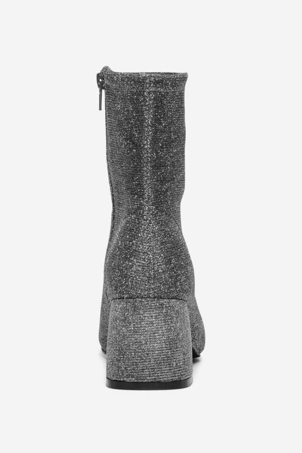 Only Shoes - Onlbrielle-2 Glitter Sock Boot 15329844 - 4564225 - Dark Grey Fashion