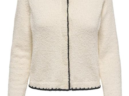 Only - Onlteresa Life Ls Oneck Cardigan Cc Knt - 4657485 Birch Black Online Sale