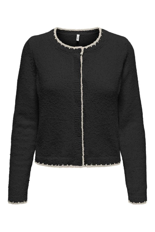 Only - Onlteresa Life Ls Oneck Cardigan Cc Knt - 4726111 Black Birch For Sale