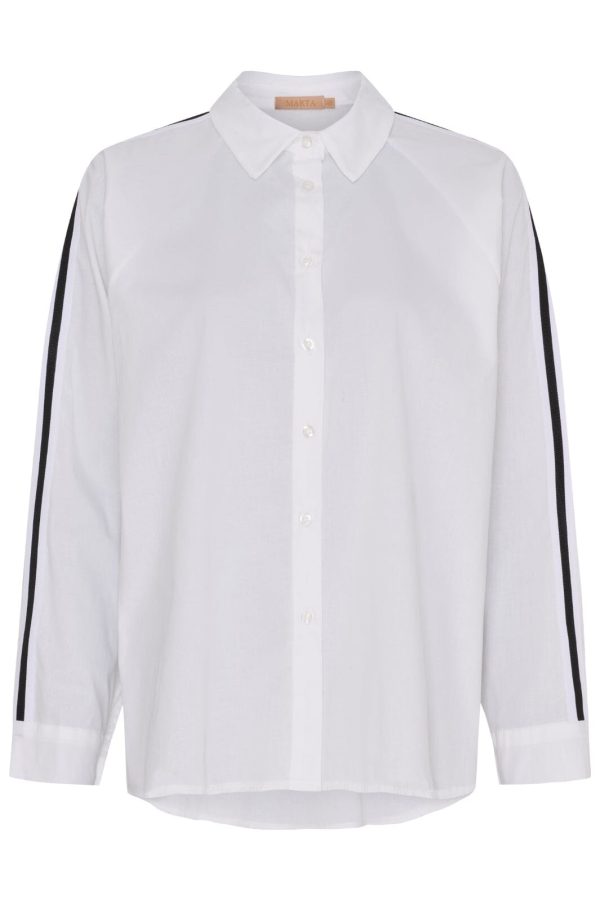 Marta Du Chateau - Mdcmarilou Shirt 38739-1 - White For Sale