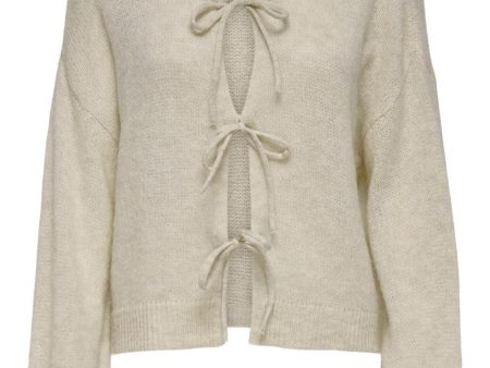 Only - Onlmuline Ls String Cardigan Knt - 4815594 Whitecap Gray Fashion