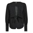 Co´couture - Davinacc Dot Shirt 35715 - 96 Black Online now