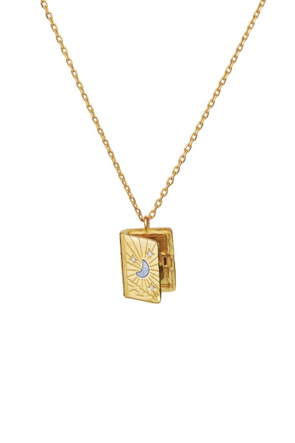 Maanesten - Little Big Dreams Necklace 2702a - 18 Ct Gold Plated 925 Sterling Silver Online Hot Sale