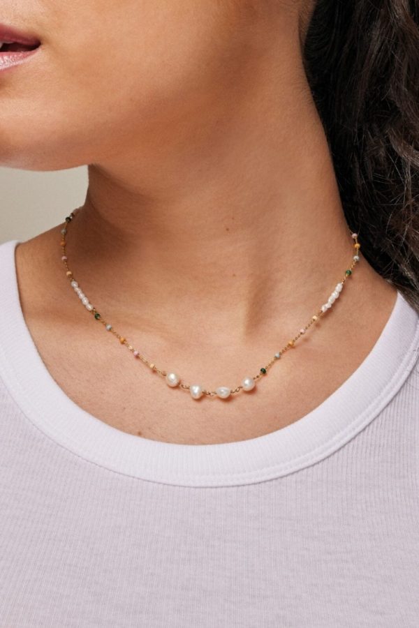 Enamel Copenhagen - Necklace, Lola Perla - Dreamy Pearl Cheap