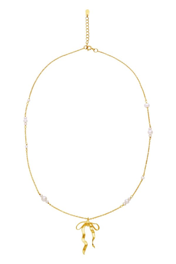 Maanesten - Effie Necklace 2703a - 18 Ct Gold Plated 925 Sterling Silver Supply