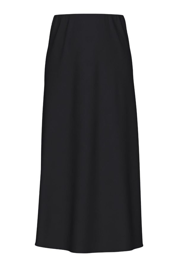 Pieces - Pcfranan Midi Skirt - Black Cheap