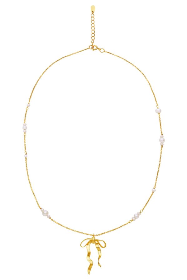 Maanesten - Effie Necklace 2703a - 18 Ct Gold Plated 925 Sterling Silver Supply