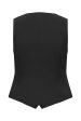 Only - Onliris Waistcoat Tlr - 4553283 Black on Sale