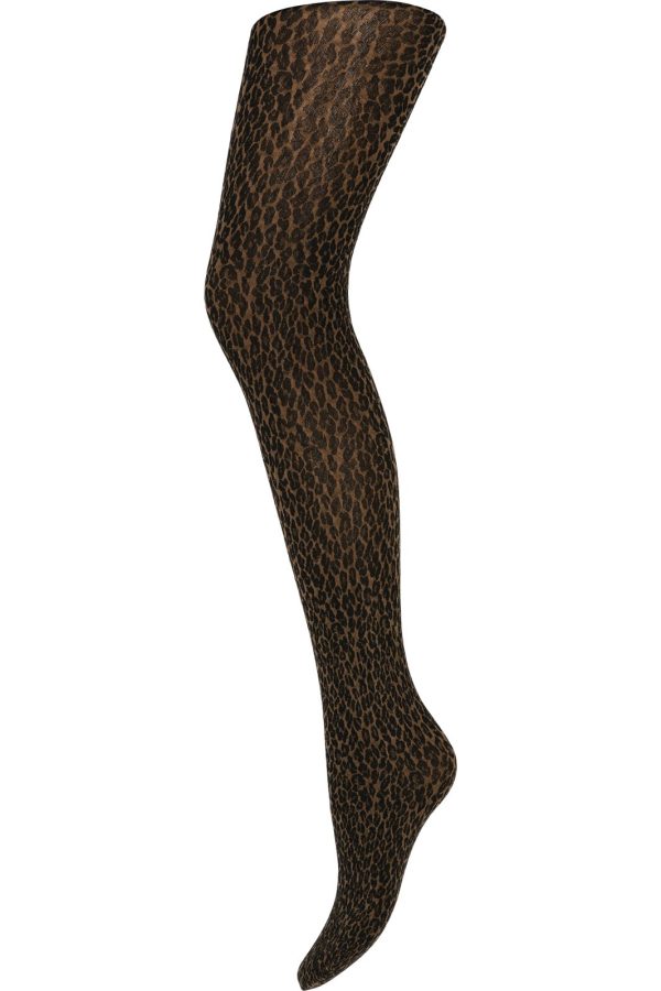 Hype The Detail - Tights Leopard - Brown on Sale