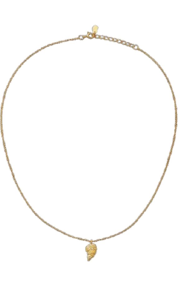 Maanesten - Keeper Necklace 2710a - 18 Ct Gold Plated 925 Sterling Silver For Sale