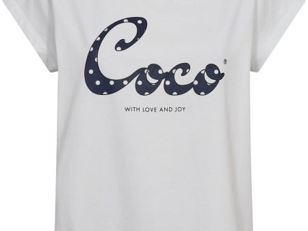 Forudbestilling - Co´couture - Dotcc Coco Tee 33127 - 40120 Whitenavy Online