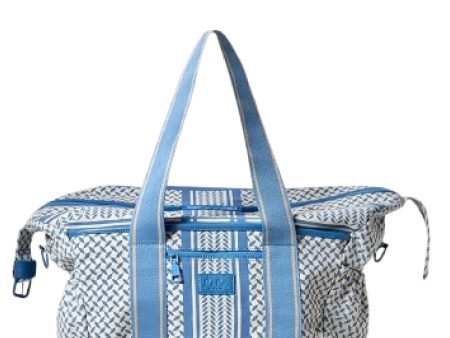 Forudbestilling - Lala Berlin - Big Bag Muriel 2.0 10011730 - Heritage Stripe Blue Online Hot Sale