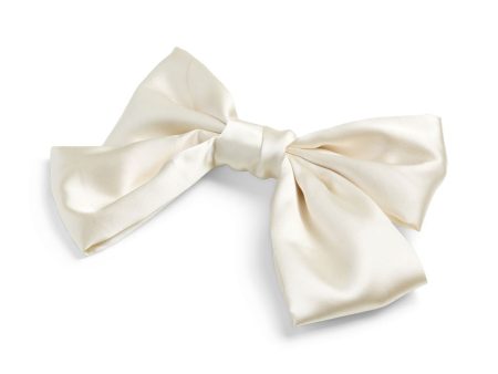 Pieces - Pcgia Bow Hairclip Jit - 4639196 Cloud Dancer Discount