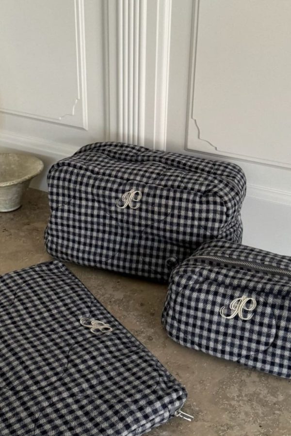 BYIC - Emilieic Cosmetic Bag A23746 - Navyc - Navy Checks Supply