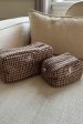 BYIC - Emilieic Cosmetic Bag A23746 - Brownc - Brown Checks on Sale