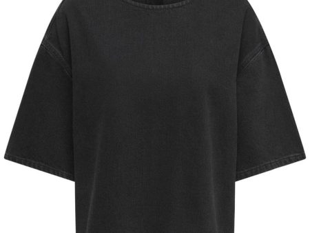 Only - Onlbarbara S S Shirt Azg - 4745018 Washed Black Hot on Sale