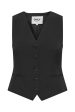 Only - Onliris Waistcoat Tlr - 4553283 Black on Sale