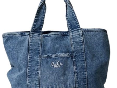 Forudbestilling - Lala Berlin - East West Tote Merge 10010346 - Washed Blue Cheap