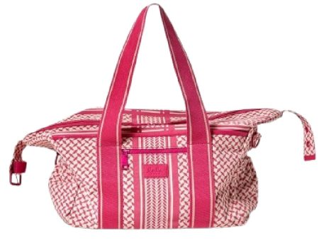 Forudbestilling - Lala Berlin - Big Bag Muriel 2.0 10011731 - Heritage Stripe Pink For Discount