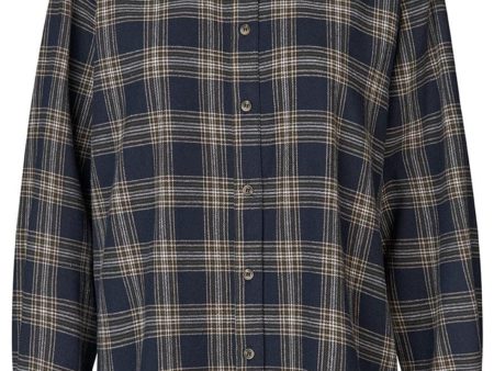 Modström - Tappomd Shirt 58680 - 11179 - Navy Sky Check For Sale