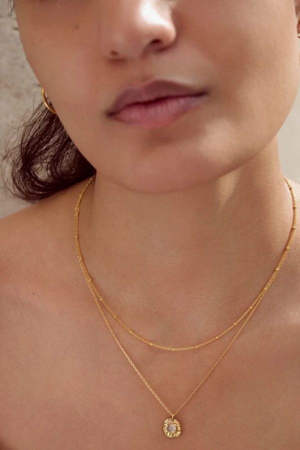 Maanesten - Nala Choker Necklace 2506a - Coated With 18k Gold. Sale