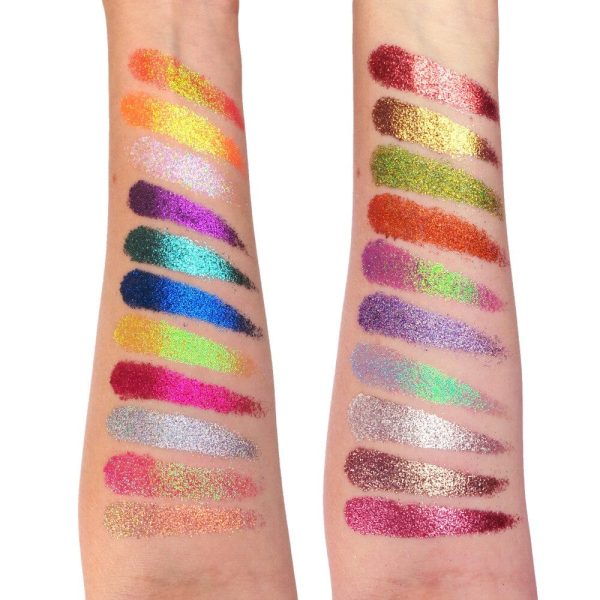 Rude Cosmetics - United Shades of Glitter - 21 Pressed Glitter Palette - For Discount