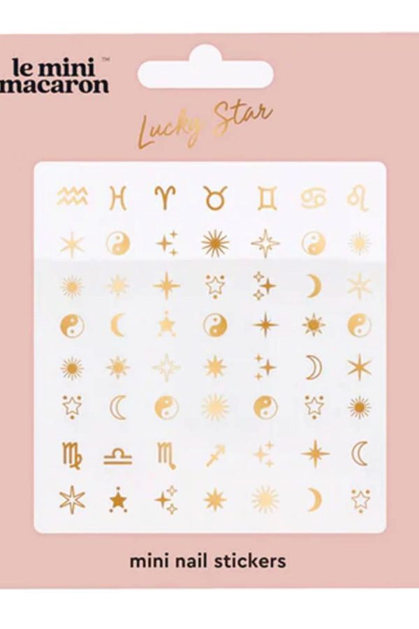 Le Mini Macaron - Mini Nail Stickers NA012 - Lucky Stars For Sale