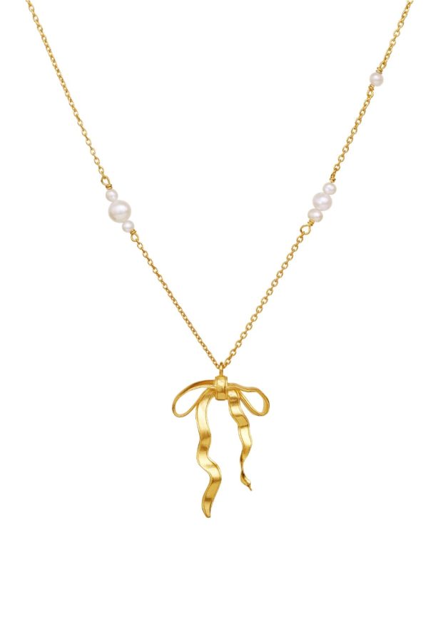 Maanesten - Effie Necklace 2703a - 18 Ct Gold Plated 925 Sterling Silver Supply