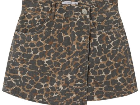 Name It - Nkfleo Twill Skort 4002-Td T - 4804483 Affogat Leo Washed Down For Discount