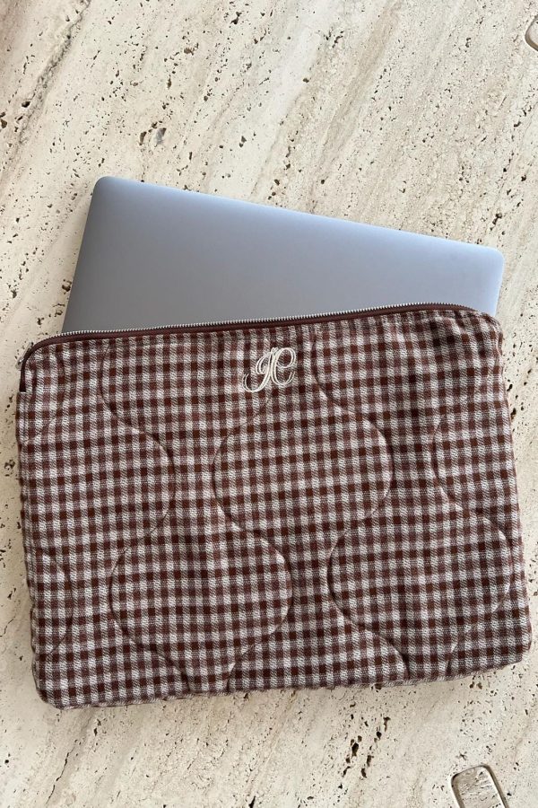 BYIC - Emilieic Computer Sleeve A2362 - Browns - Brown Checks Supply