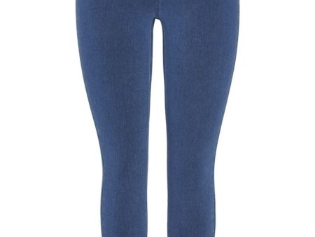 Pieces - Pcjumbo Foxy Jeggings Mm - 4656840 Medium Blue Denim Fashion