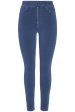 Pieces - Pcjumbo Foxy Jeggings Mm - 4656840 Medium Blue Denim Fashion