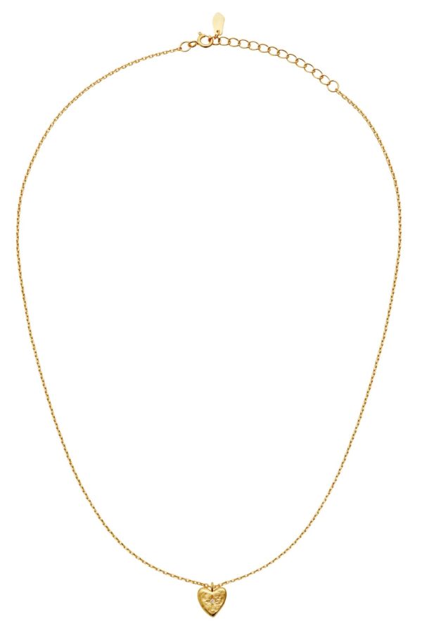 Maanesten - Ira Necklace 2707a - 18 Ct Gold Plated 925 Sterling Silver For Cheap