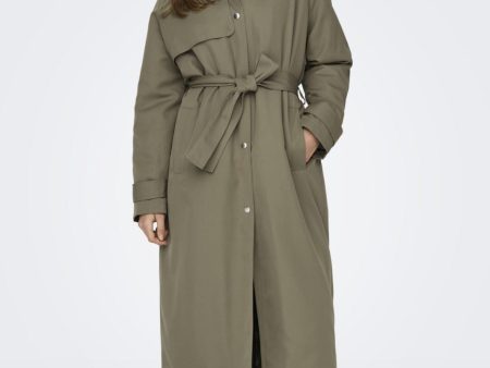 Only - Onlchloe Metal Trenchcoat Cc - 4487719 Walnut on Sale