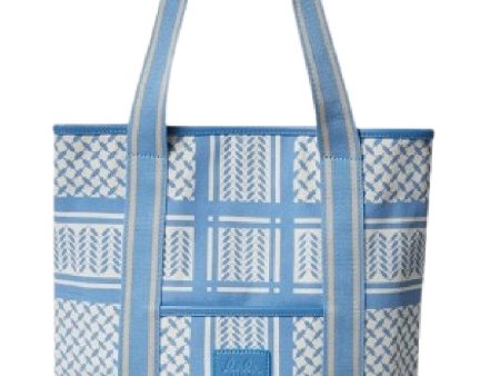 Forudbestilling - Lala Berlin - Tote Carmela 2.0 10011742 - Heritage Stripe Blue For Sale