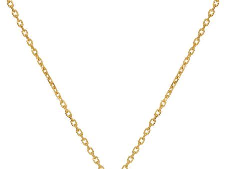 Maanesten - Ira Necklace 2707a - 18 Ct Gold Plated 925 Sterling Silver For Cheap