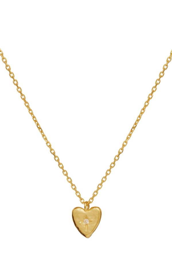 Maanesten - Ira Necklace 2707a - 18 Ct Gold Plated 925 Sterling Silver For Cheap