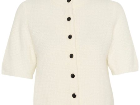 Gestuz - Alphagz Ss Short Cardigan - 102336 Ivory Sale