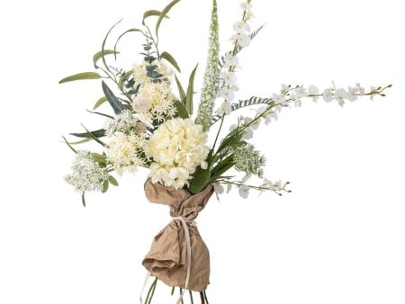 Forudbestilling - Bloomingville - Symphonie Buket, Hvid, Kunstige Blomster - White Online